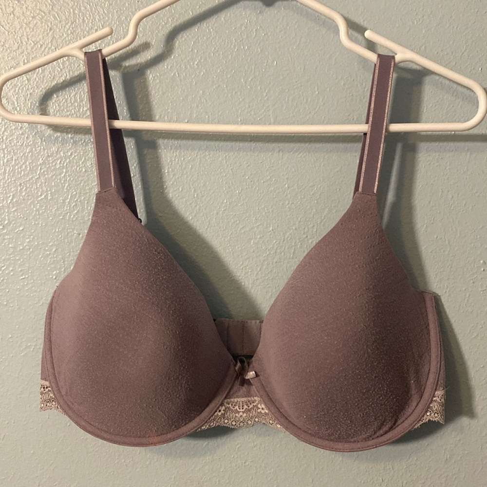 Adore Me Lavender Lace Bra